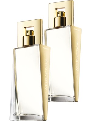 Avon Attraction Kadın Parfüm Edp 50 Ml. Ikili Set