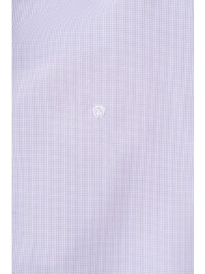 Bisse Regular Fit Lila İtalyan Yaka Klasik Erkek Gömlek GM23K232025_D44