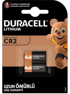 Durgunstore Duracell Cr2 3 Volt Lithium Pil 2li Paket (81)