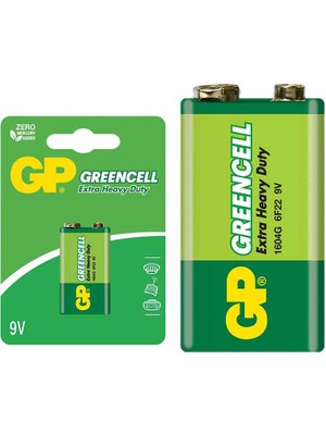 Durgunstore Gp 1604GLF Greencell 9 Volt Blisterli Pil Tekli  (81)