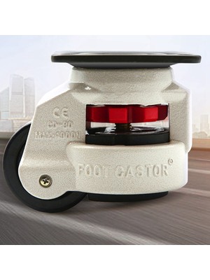 Humble 4x Kauçuk Ayak 40F Ayak Seviye Ayarı Ekipmanları Sepeti Tekeri 60KG Yük Kapasitesi Mobilya Tesviye Silindiri (Yurt Dışından)