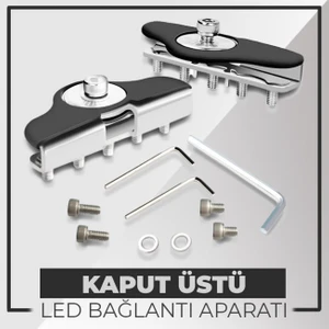 Kaput Üstü Montaj Aparatı Delme Çizme Yapmaz Off Road LED Lamba Çalışma Lambası