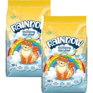 Parfümlü Ince Taneli Bentonit Kedi Kumu 10 lt 2 Adet