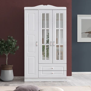 Mdf Yüzey Gardırop, Country West 3 Kapaklı Dolap