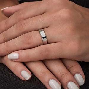 Öz Alyans 5 mm Gümüş Alyans 925