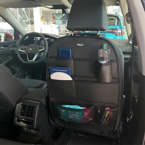 Deniz Tuning Audi A3 Lüks Deri Organizer Koltuk Arkası Düzenleyici Koruyucu Siyah 1 Adet