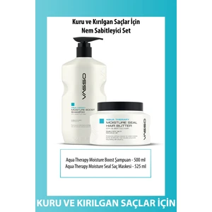 Kuru Ve Kırılgan Saçlar Için Hindistan Cevizi Yağlı Nem Bakım Seti Aqua Therapy AQUASETBAKIM2