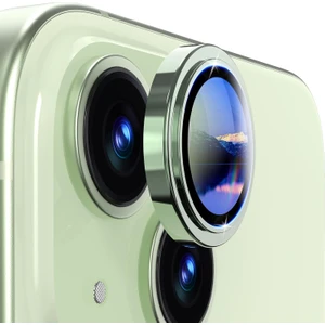 Apple iPhone 15 Uyumlu Safir Kamera Lens Koruyucu Orijinal Kenarı Çıkıntılı Model Uygulama Aparatlı