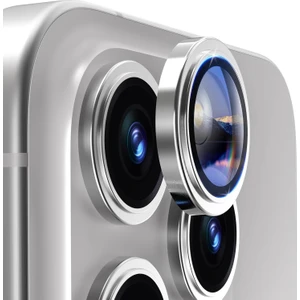 Apple iPhone 15 Pro Max Uyumlu Safir Kamera Lens Koruyucu Orijinal Kenarı Çıkıntılı Model Uygulama Aparatı
