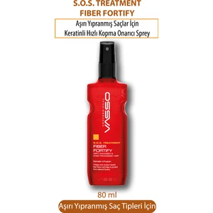 Acil Kurtarma Fiber Keratin Bakım Hızlı Kopma Onarıcı Sprey Fiber Fortify 80 ml