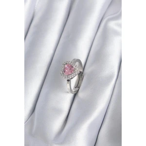 Vanilla Jewelry Çelik Pandora Kalp ciddi ilişki Yüzüğü ( ayarlanabilir) sevgili yüzüğü