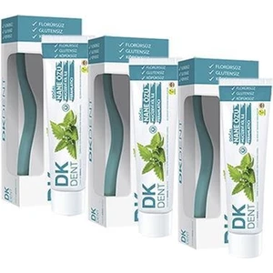 Dk Dent Dkdent Vegan Nane Özlü Florürsüz Diş Macunu 75 Ml Diş Fırçası Li X 3 Adet