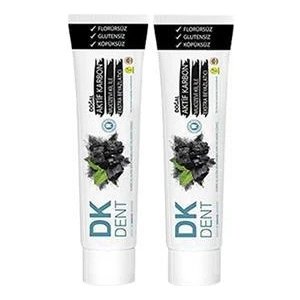 Dk Dent Dkdent Aktif Karbonlu Florürsüz Diş Doğal Macunu 75 Ml X 2 Adet