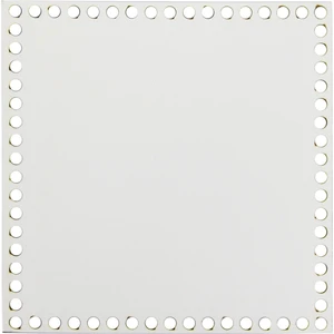 XML Evreni Ahşap Sepet Tepsi Tabanı 15X15 cm Beyaz Çift Yüz 3mm