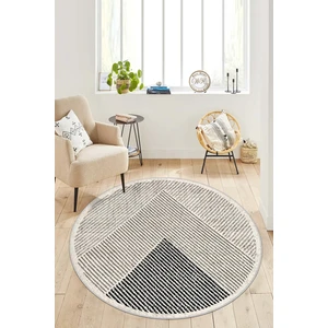West Home Dijital Baskı Makinede Yıkanabilir Kaymaz Taban Leke Tutmaz Yuvarlak Salon Halısı Mutfak Halısı ve Balkon Halısı
