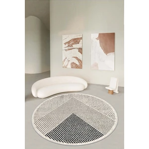 Life Decortiva Dijital Baskı Makinede Yıkanabilir Kaymaz Taban Leke Tutmaz Yuvarlak Salon Halısı Mutfak Halısı ve Balkon Halısı