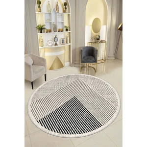 Dijital Baskı Makinede Yıkanabilir Kaymaz Taban Leke Tutmaz Yuvarlak Salon Halısı Mutfak Halısı ve Balkon Halısı
