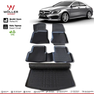 Mercedes Cla Paspas Bagaj Havuzu 2013 2018 Arası 3D Wöller Ultraflex Set