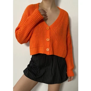 Oranj Basic Kısa V Yaka Triko Hırka 26020