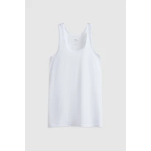 Twn Beyaz Standart Fit Nefes Alabilen Teri Emen %100 Pamuklu 2'li Atlet 1HC12ORTATL02
