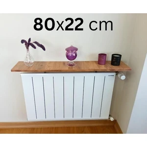 Atlantik Çam Petek Üstü Dresuar Montajsız Raf Tak Çıkar Pratik Modern Kalorifer Petek Üstü Uçan Raf - 80 cm