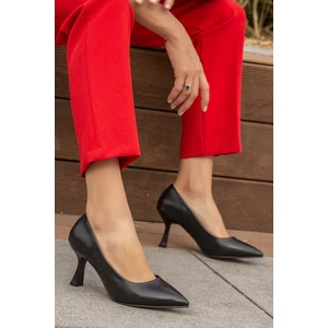 Kadın Stiletto SİYAH CİLT