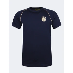 Erkek 5 Yıldız Biyeli Gold Logo Tshır
