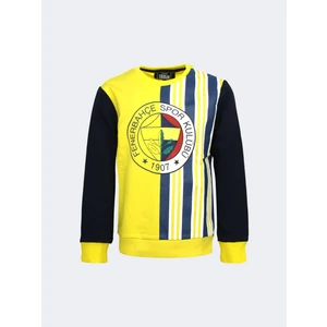 Çocuk Trıbun Sarı Lacivert Sweat