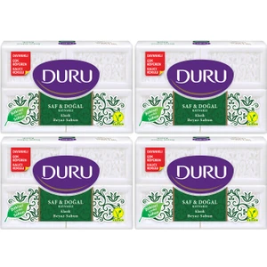 Saf & Doğal Kaynaklı Klasik 16 Adet Beyaz Kalıp Sabun 4x600gr