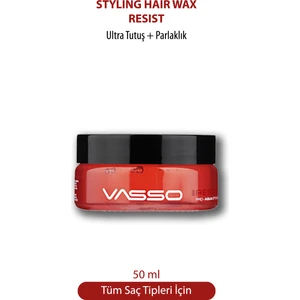 Kısa Saçlar Için 24 Saat Ultra Tutuş Ve Parlaklık Veren Wax - Resist Pro Aqua 50 Ml 8699216347850