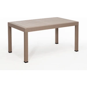 Rattan 90X150 Camsız Cappucino Masa - Bahçe&balkon&teras