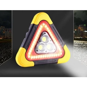 Temiz Pazar Işıklı Üçgen LED Reflektör Acil Durum Feneri