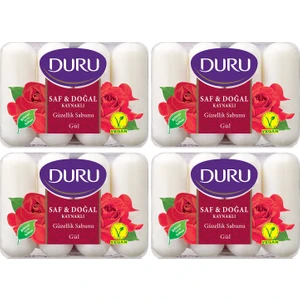Saf & Doğal Kaynaklı Gül 16 Adet Güzellik Sabunu 4x280gr