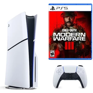 Playstation 5 Slim + 2.Dualsense + PS5 COD:Modern Warfare 3