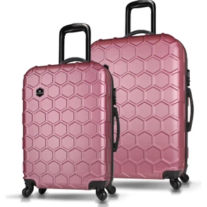 My Valice Honey Abs 2'li Valiz Seti (Orta ve Büyük) Rose Gold