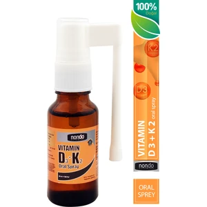 D3 ve K2 Vitamini Oral Sprey 20 ml 138 Puf