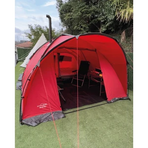 Campout Family Maxi Çadır 4-5 Kişilik Su Geçirmez 3000 mm HH 475x340x215 cm Kırmızı