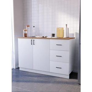 Sage Mutfak Dolabı Alt Modül 135CM Çekmeceli (Tezgah Dahil)