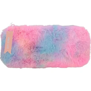 Peluş Pembe Mor Kalem Kutusu