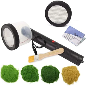 Akın Kiti Statik Çim Aplikatör Abs Mini Akın Makinesi Dıy Doğal Modelleme Kum Tablosu Için Nemli Yerleşimler Saplı (Yurt Dışından)