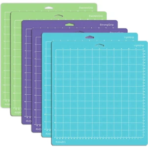 Cricut Maker/maker 3/explore 3/ Air 2/air Için Kesme Matları, 6 PAKET(12X12 Inç, Standart Tutuş/hafif Tutuş/güçlü Tutuş) (Yurt Dışından)