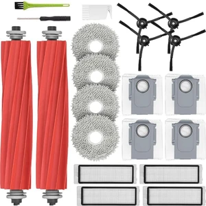 Roborock Q Revo Aksesuar Kiti Için Ana Fırçalar, Paspas Pedleri, Toz Torbaları, Hepa Filtreler, Yan Fırçalar ile Yedek Parça Kiti (Yurt Dışından)