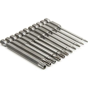 11 Adet Manyetik T6-T40 Torx Kafa Tornavida Ucu Seti Yıldız 6 Nokta Tornavida Matkap Uçları Araçları 3 Inç Uzunluk (Yurt Dışından)