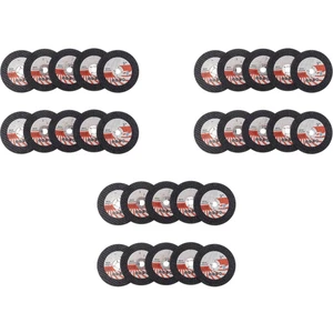 30 Adet 75MM Mini Kesme Diski Dairesel Reçine Taşlama Tekerleği Için 10MM Delik Açı Öğütücü Ahşap Kiremit Kesme Diski Güç Aracı (Yurt Dışından)
