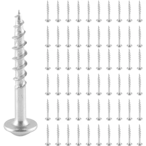 100 Adet Ağaç Işleme 32MM Cep Delik Vidaları Ph2 Çapraz Sürücü Kafa Akıllı Vida Cep Delik Jig Için (Yurt Dışından)