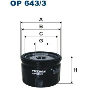 Yag Fıltresı Megane I-Iı-Iıı-Clıo I-Iı-Iıı-Fluence-Kangoo - Fıltron OP643.3
