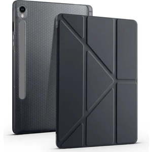 Samsung Galaxy Tab S10 Fe/S9 Fe 10,9 Uyumlu Kılıf Tri Folding Kalem Bölmeli Standlı Kabak