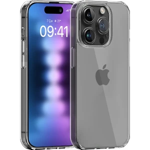 Apple iPhone 15 Promax ile Uyumlu Kapak Kristal Clear Case Sert Şeffaf Mika Kılıf