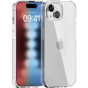 Kzy Apple iPhone 15 ile Uyumlu Kapak Kristal Clear Case Sert Şeffaf Mika Kılıf