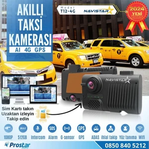 Uzaktan Izlemeli 2 Kameralı Wifi Gps 4g Yapay Zeka Destekli Ak?